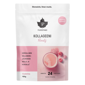 Puhdistamo, kollageeni beauty, jauheseos, vadelma, 150 g