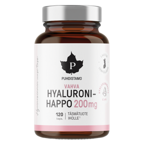 Puhdistamo, vahva hyaluronihappo 200 mg, 120 kaps.