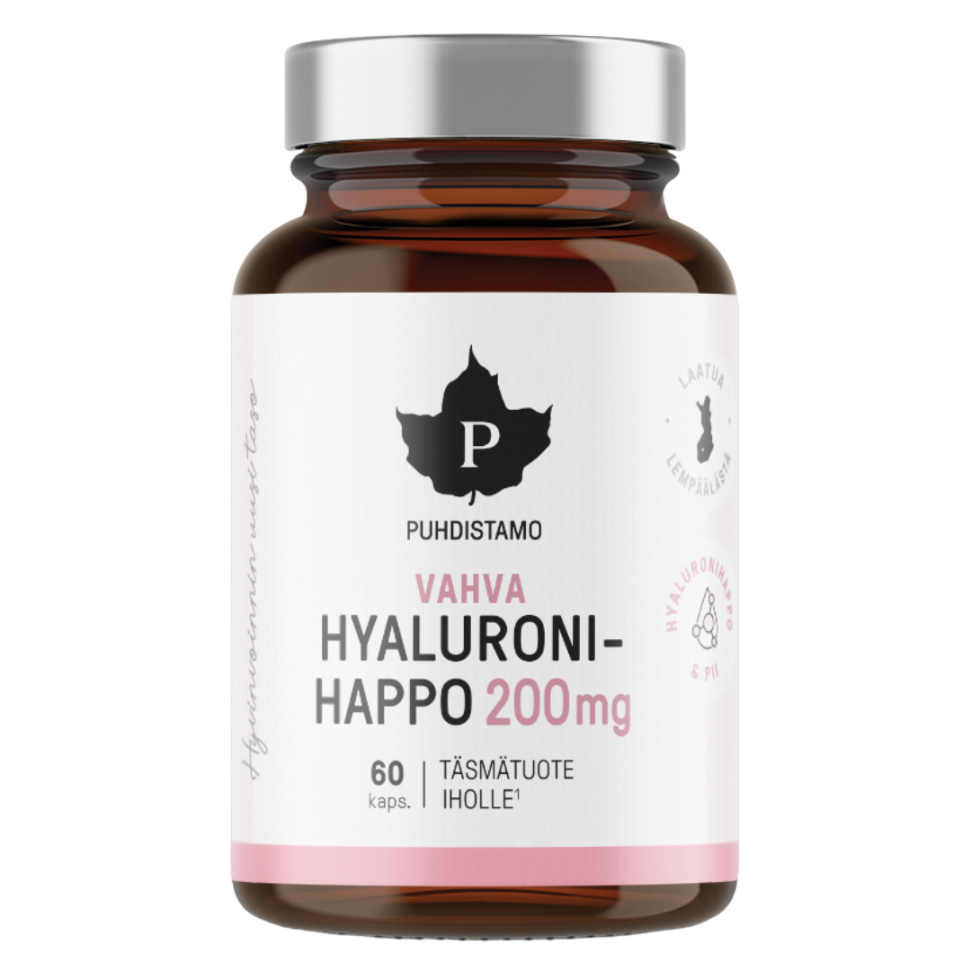 Puhdistamo, vahva hyaluronihappo 200 mg, 60 kaps.