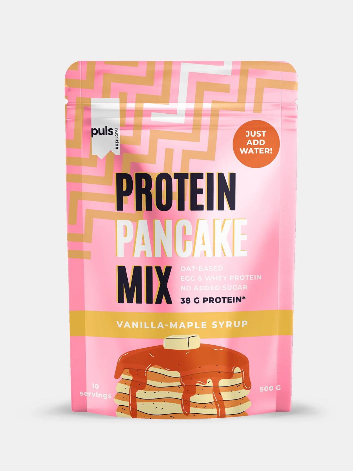 Puls Nutrition Protein Pancake Mix - Pannukakkuseos Vanilja & Vaahterasiirappi 500 g