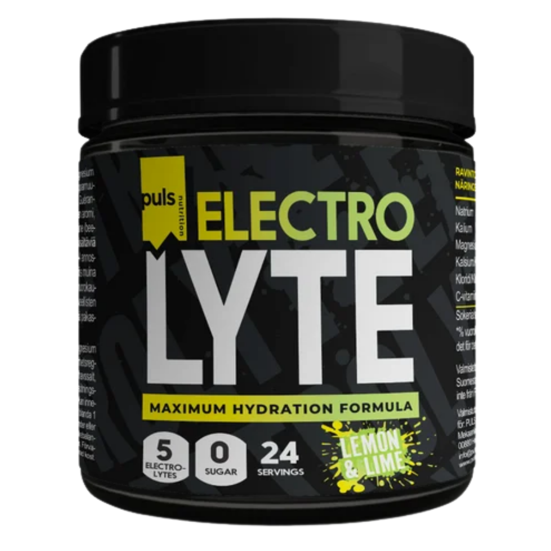 Puls Nutrition Elektrolyyttijauhe Sitruuna & Lime 120 g