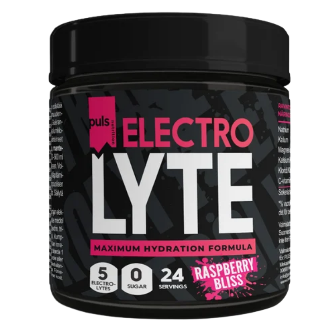 Puls Nutrition Elektrolyyttijauhe Vadelma 120 g