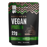 Puls Nutrition Advanced Vegan Protein - Kasviproteiinijauhe Suklaa & Hasselpähkinä 500 g