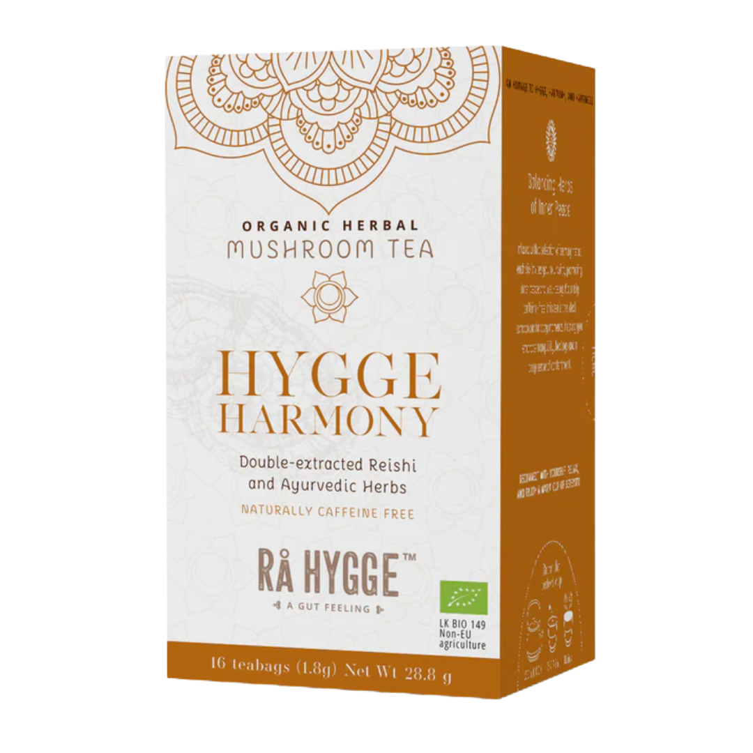 Rå Hygge Harmony - Reishi Sieniuutejauhe Yrttitee 16 teepussia