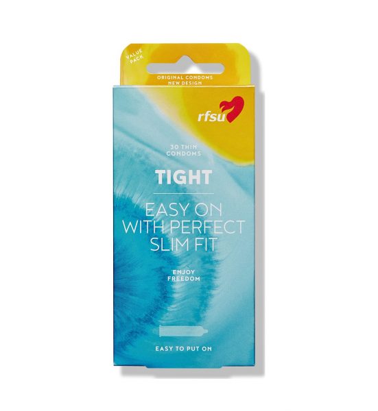 RFSU Tight Easy On With Perfect Slim Fit kondomi 30 kpl