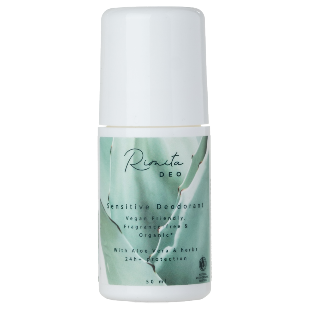 RimitaDeo Sensitive - Tuoksuton alumiiniton luomudeodorantti 50 ml - Sinunapteekki.fi