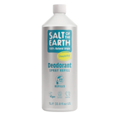 Hajusteettoman Salt of the Earth Spray deodorantin täyttöpakkaus