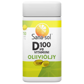 Sana-Sol D-Vitamiini Oliiviöljykapseli 100μg 150 kaps.
