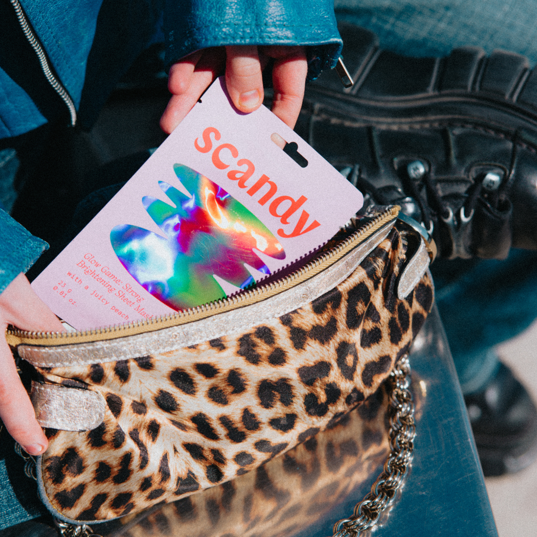 Scandy Glow Game: Strong Brightening Sheet Mask, kirkastava kangasnaamio, ihonhoito, kauneus, koostumus, kasvonaamio, sinunapteekki.fi