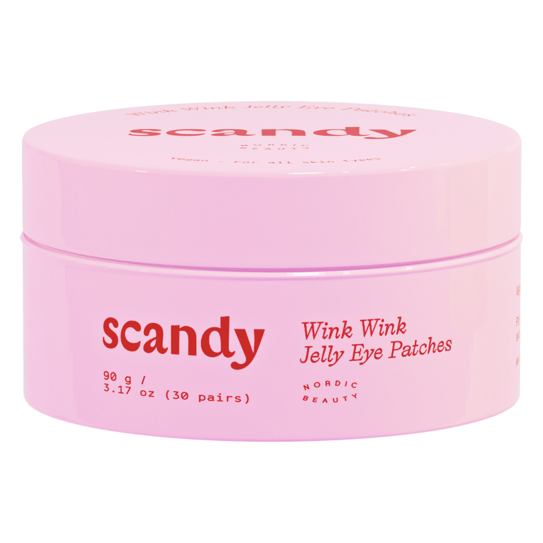 Scandy Wink Wink Jelly Eye Patches, Silmänalusnaamiot, silmänympärysnaamiot, 30 paria, sinunapteekki.fi