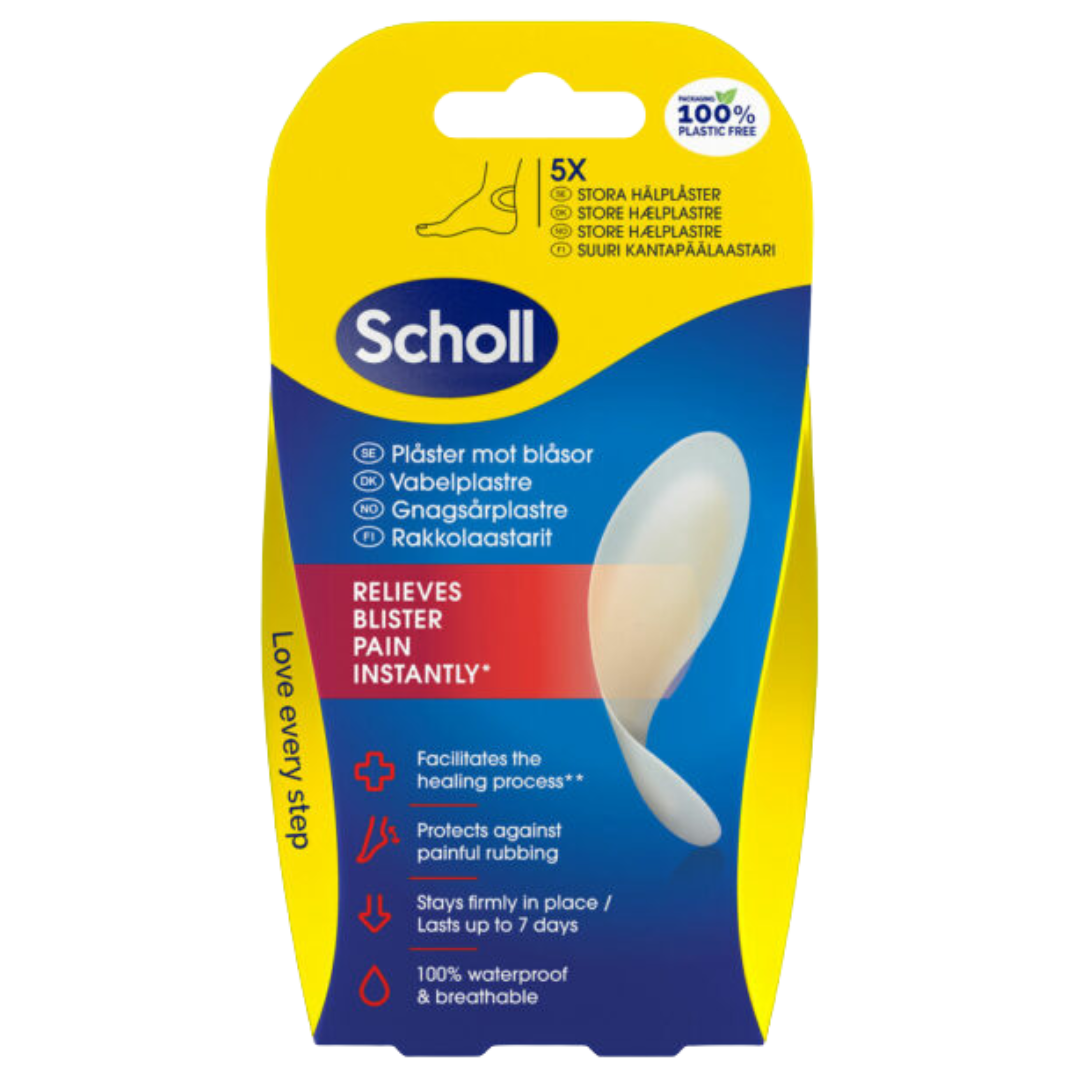 Scholl Rakkolaastari Kantapää 5 kpl