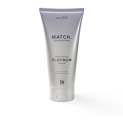 SensiDO Match Coloring Hair Mask Illuminating Platinum (Natural) - Sävyttävä Hiusnaamio Vaaleille Hiuksille 200 ml
