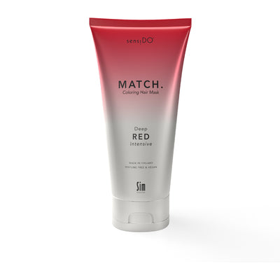 SensiDO Match Coloring Hair Mask Deep Red (Intensive) - Sävyttävä Hiusnaamio Punainen 200 ml