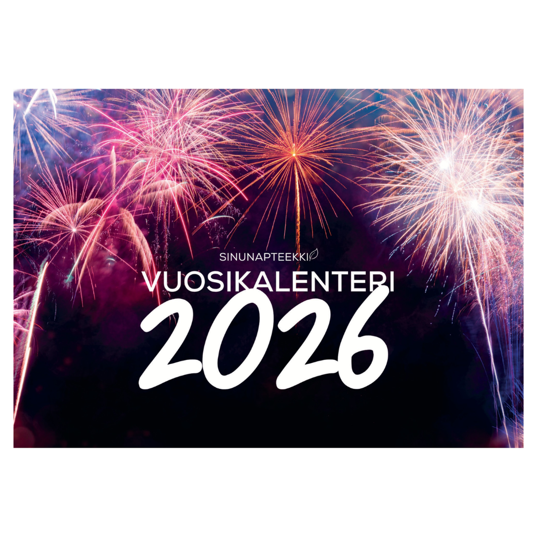 Sinunapteekin Vuosikalenteri vuodelle 2026 etukansi