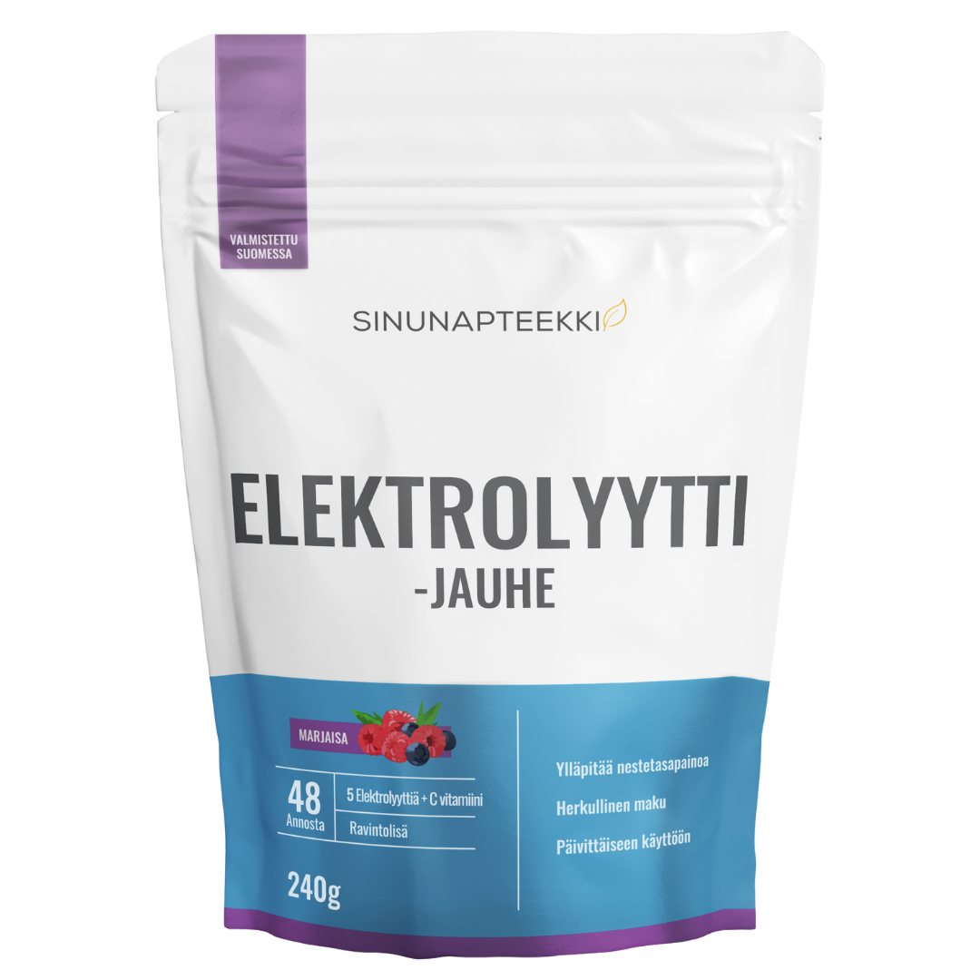 Sinunapteekin Elektrolyyttijauhe Marjaisa 240 g