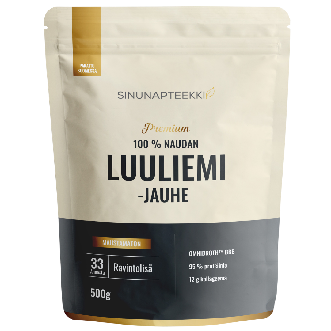 Sinunapteekin 100% Naudan Luuliemijauhe 500 g - Sinunapteekki.fi