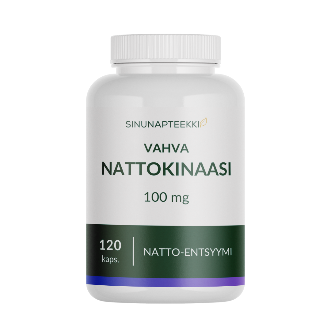 Sinunapteekin Vahva Nattokinaasi 100 mg 120 kaps.