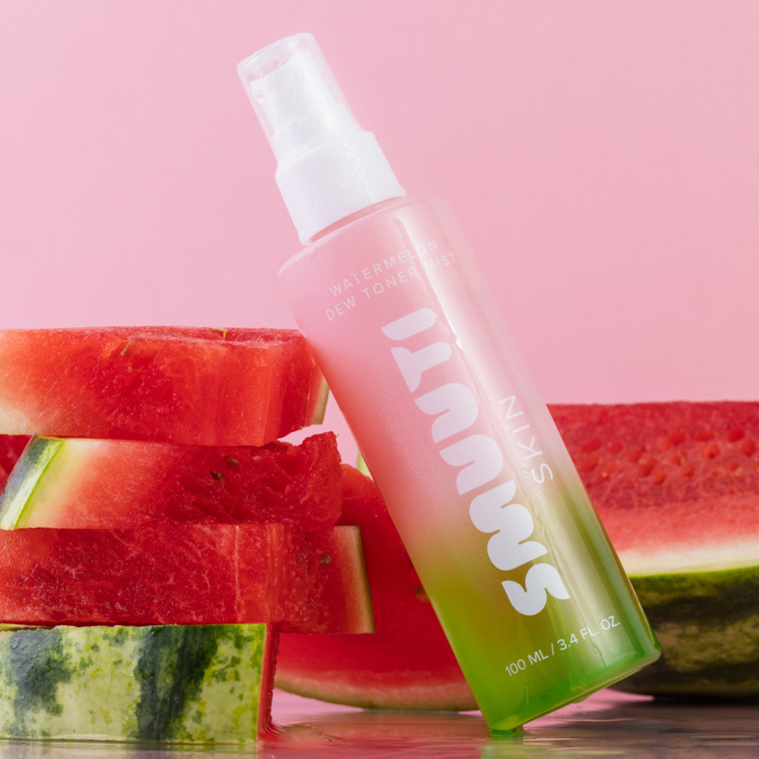 Smuuti Skin Watermelon Dew Toner Mist - Kasvosuihke 100 ml kasvovesi koostumus kosteuttava vesimeloni sinunapteekki.fi