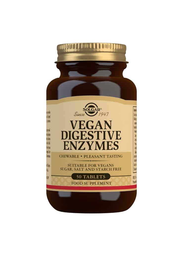Solgar Vegan Digestive Enzymes - Ruoansulatusentsyymi 50 tabl.