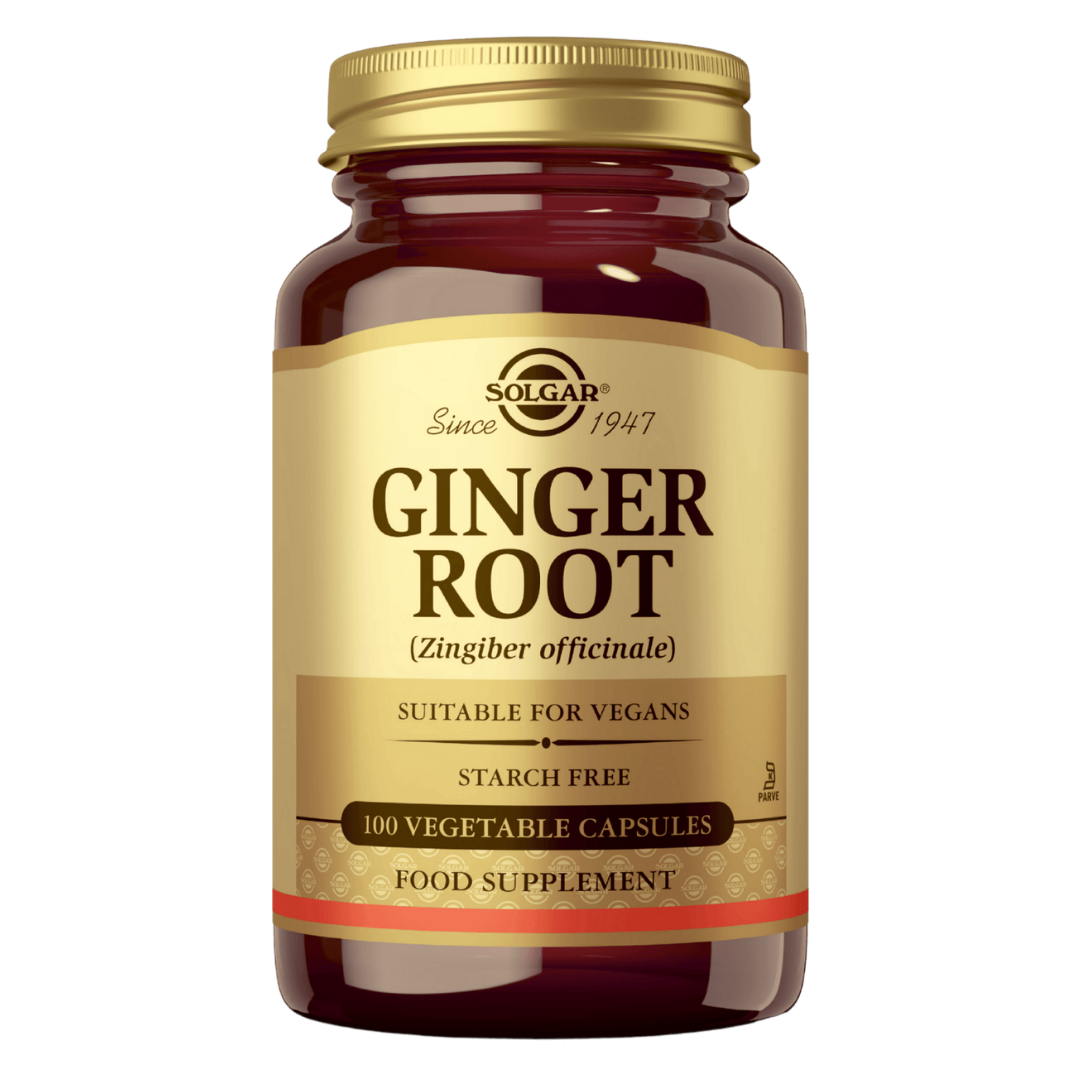 Solgar Ginger Root - Inkivääri Yrttivalmiste - 100 kaps.