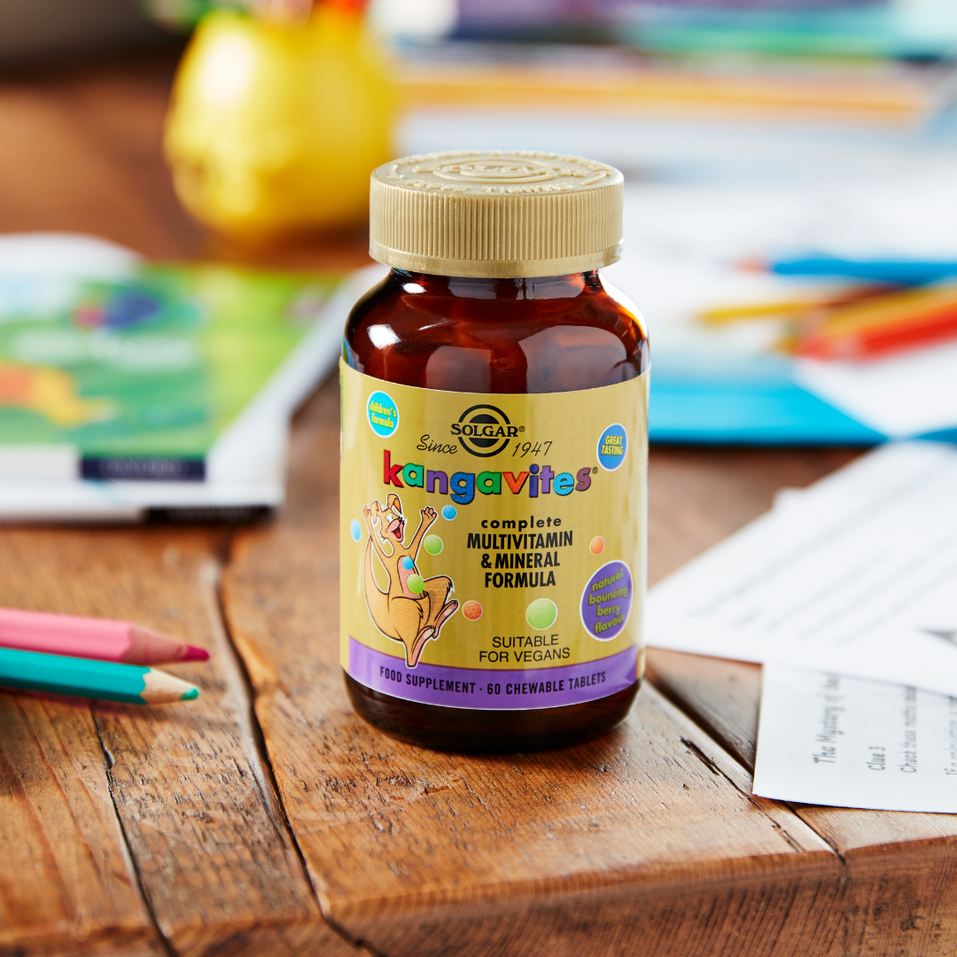 Solgar Kangavites Bouncing Berry - Pureskeltava monivitamiini lapsille 60 tabl.