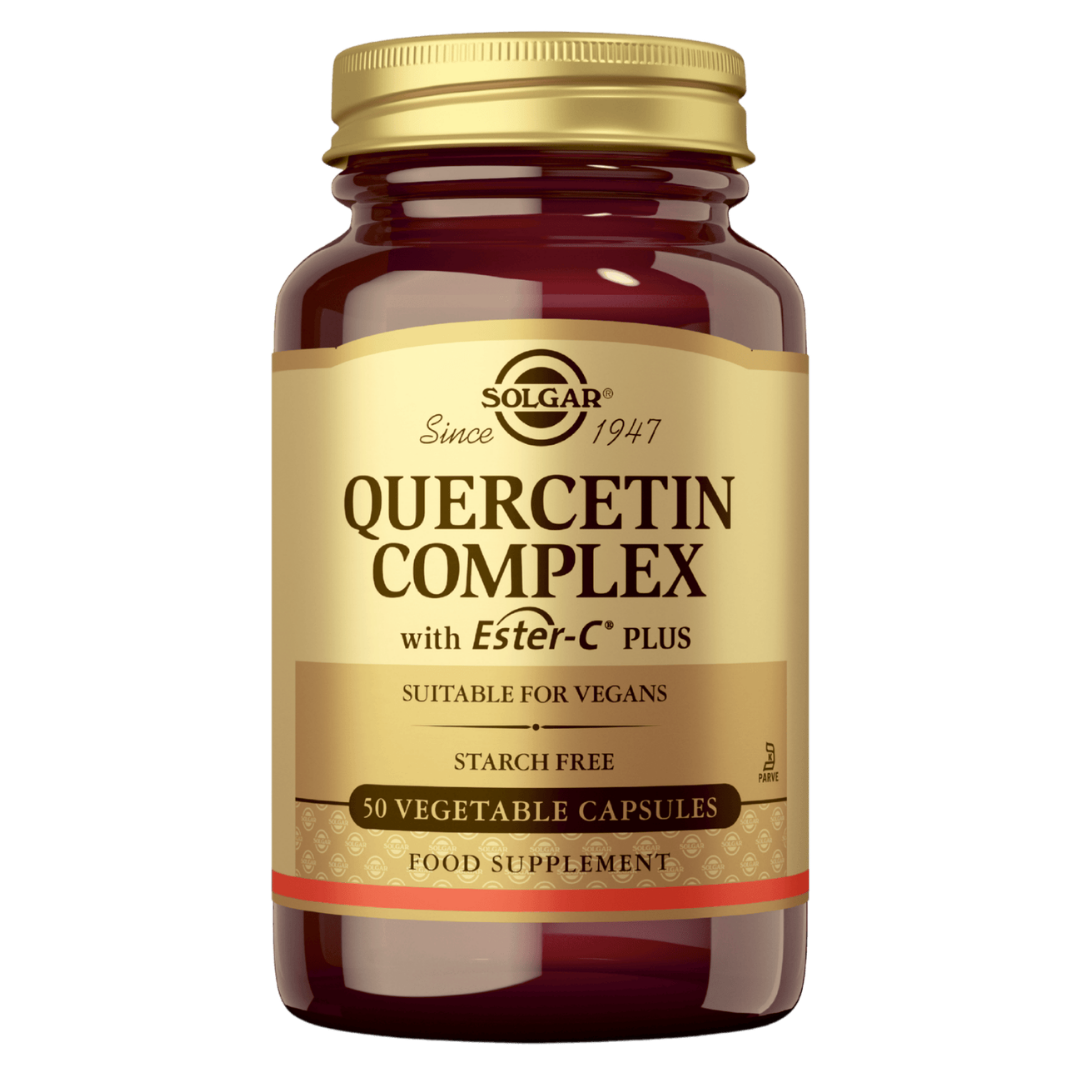 Solgar Quercetin Complex With Ester-C Plus - Kversetiini Complex 50 kaps.