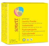 Sonett Laundry Powder - pyykinpesujauhe, tiiviste, vegaaninen 1,2 kg