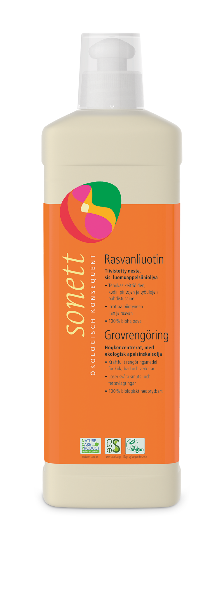 Sonett Rasvanliuotin 500 ml