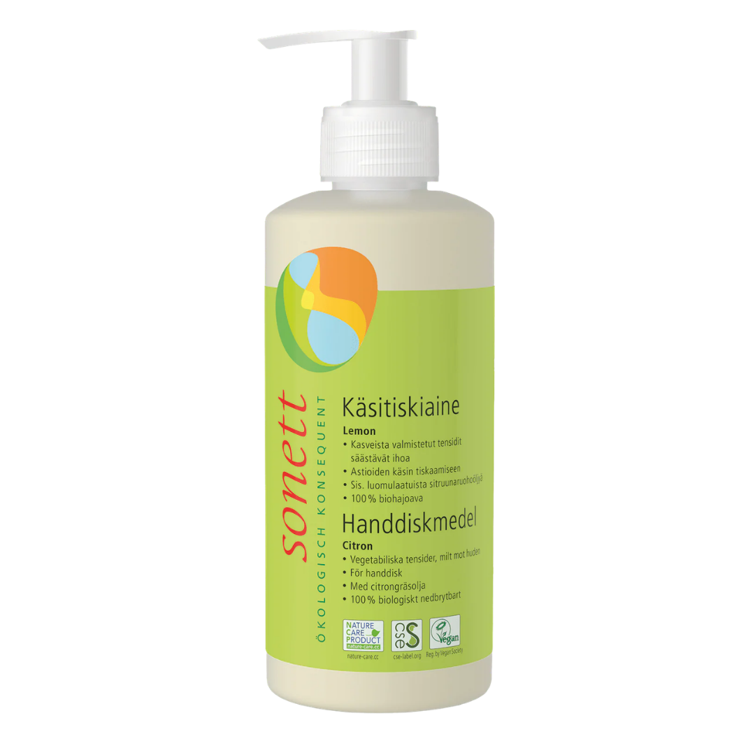 Sonett käsitiskiaine Lemon, luomu 300 ml