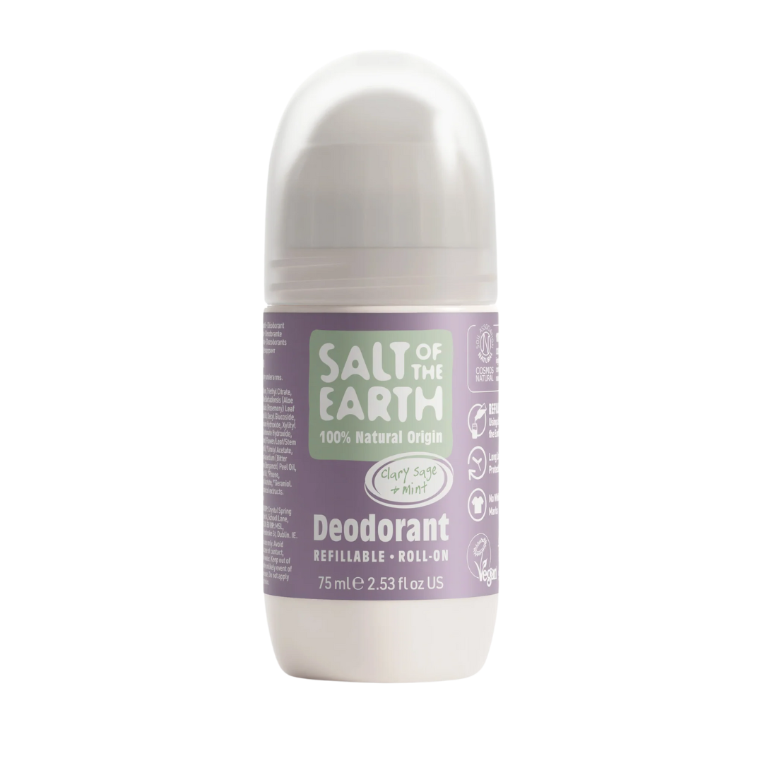 Salt of the Earth - Salvia & Minttu Roll-On Deodorantti 75 ml