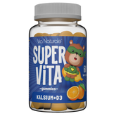 Super Vita Kalsium + D3-vitamiini Gummies - Appelsiini 60 kpl - Sinunapteekki.fi