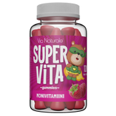Super Vita Monivitamiini Gummies - Vadelma 120 kpl - Sinunapteekki.fi