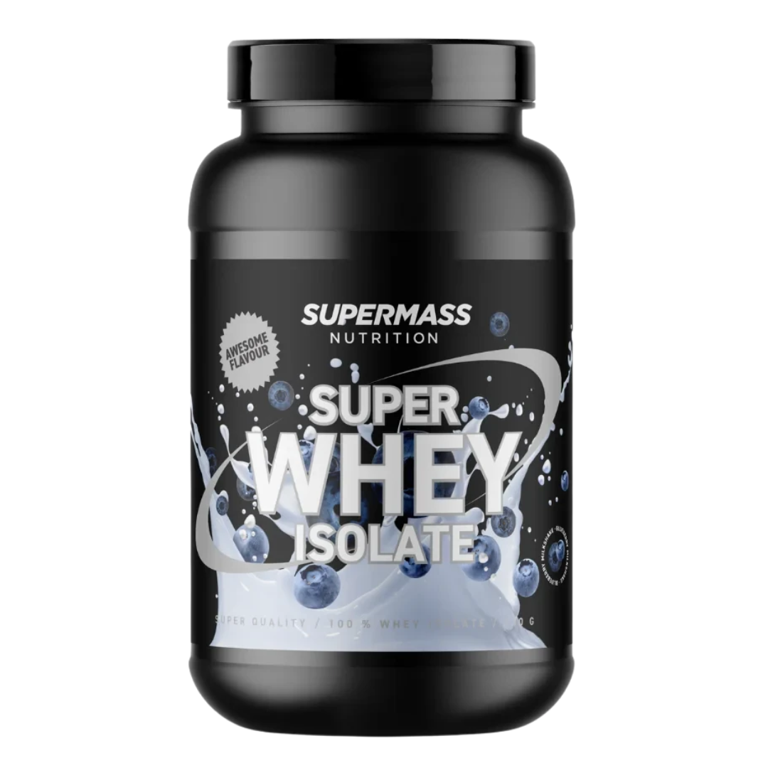 Supermass SUPER WHEY ISOLATE Mustikkapirtelö 650 g