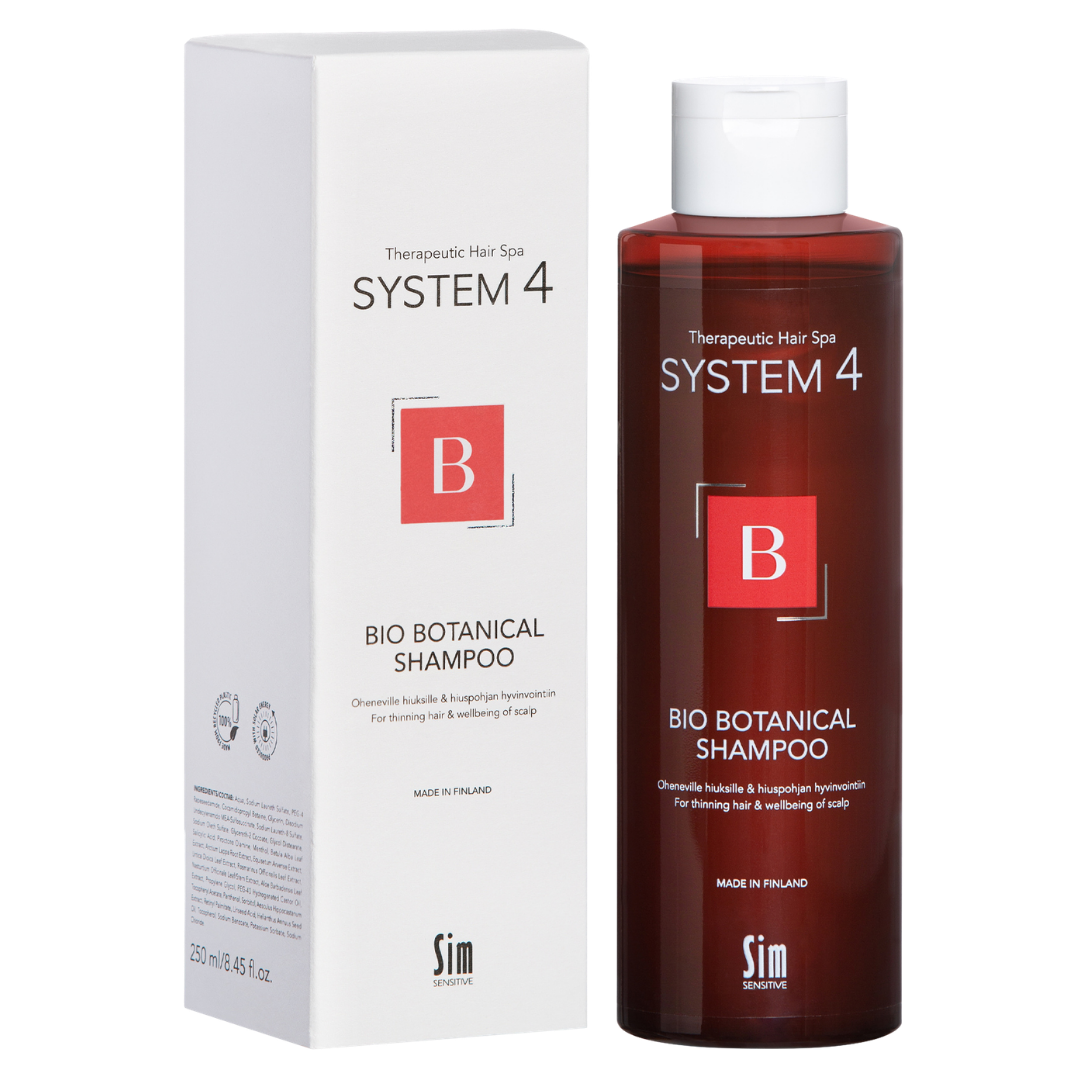 System 4 B Bio Botanical Shampoo edistää hiuspohjan hyvinvointia
