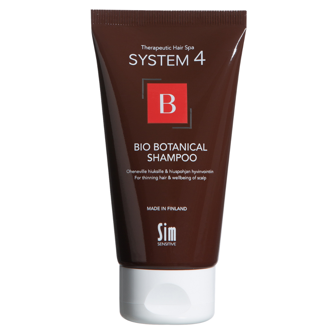 Matkakokoinen System 4 B Bio Botanical Shampoo edistää hiuspohjan hyvinvointia
