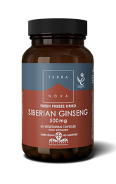 Terranova Siberian Ginseng 500 mg - Venäjänjuurivalmiste 50 kaps.