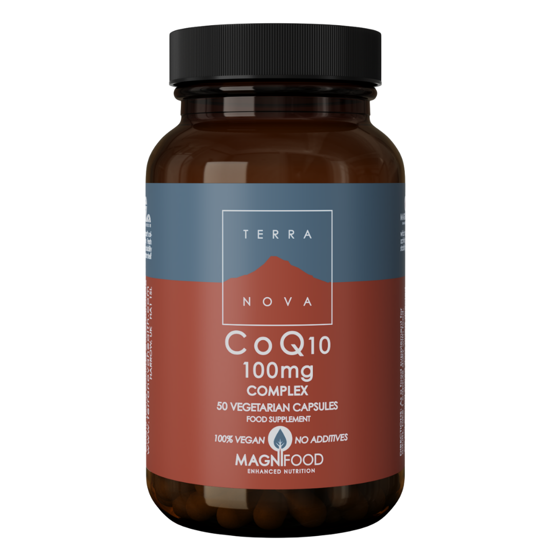 Terranova CoQ10 100 mg complex - Ubikinoni-kasvivalmiste 50 kaps.