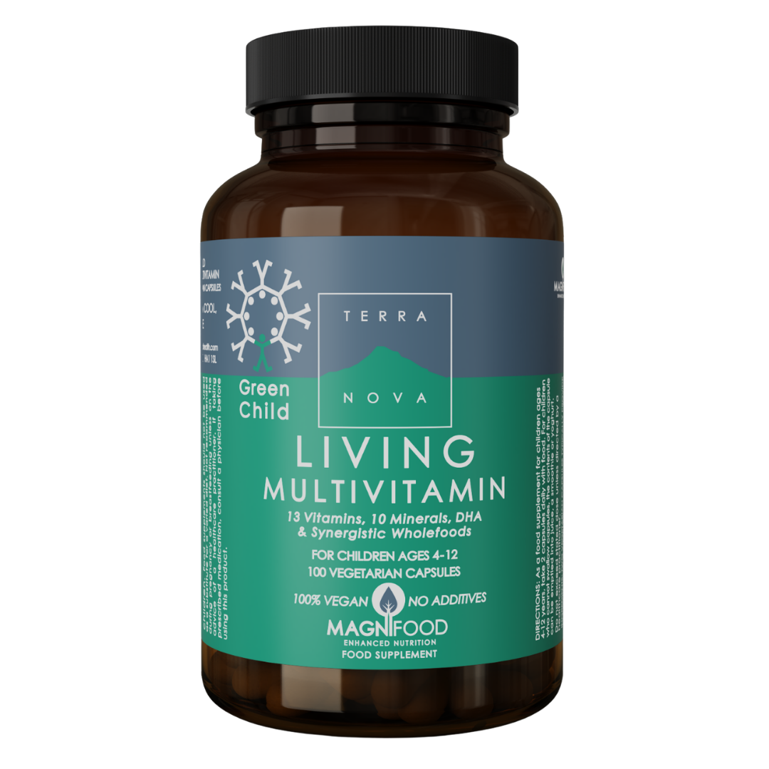 Terranova Living Multivitamin Green Child 100 kaps. - Lasten monivitamiini