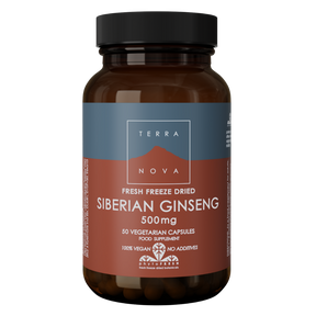Terranova Siberian Ginseng 500 mg - Venäjänjuurivalmiste 50 kaps. - Sinunapteekki.fi
