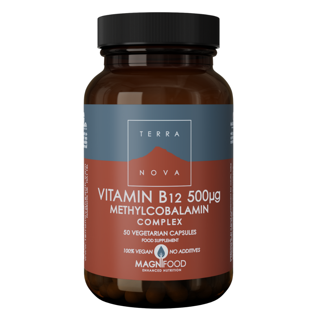 Terranova Vitamin B12 Complex 500 µg 50 kaps.
