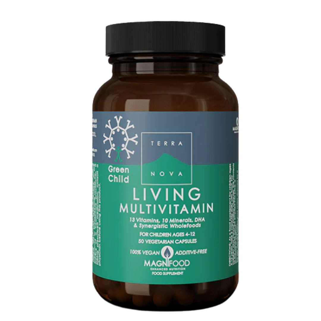 Terranova Living Multivitamin Green Child - Monivitamiini 50 kaps.