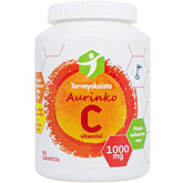 Terveyskaista Aurinko C-vitamiini 1000 mg - Pitkävaikutteinen 90 tabl.