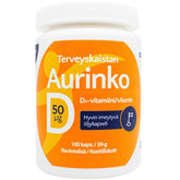 Terveyskaista Aurinko D 50 µg 100 kaps.