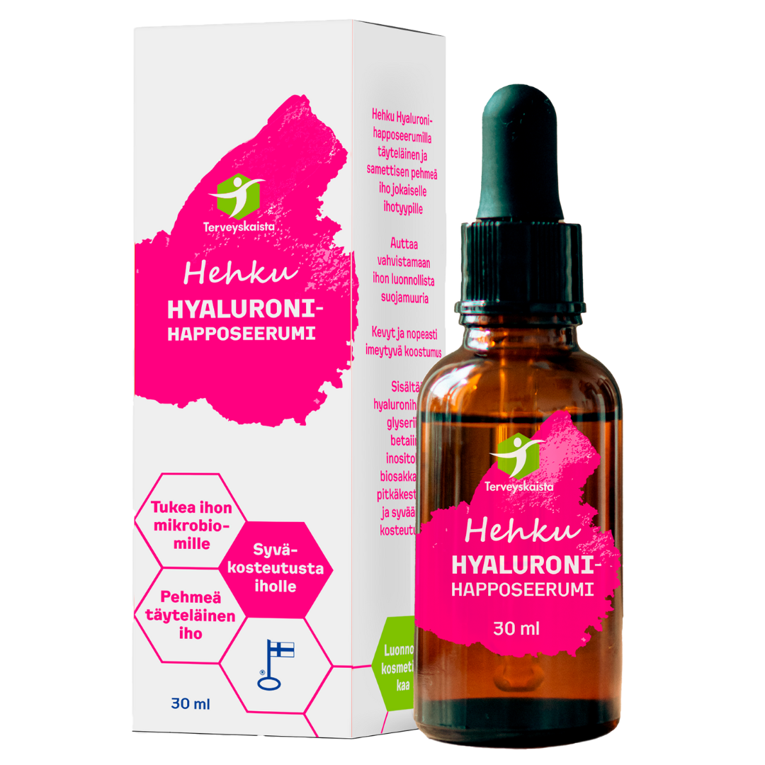 Terveyskaista Hehku Hyaluronihapposeerumi 30 ml, sinunapteekki.fi