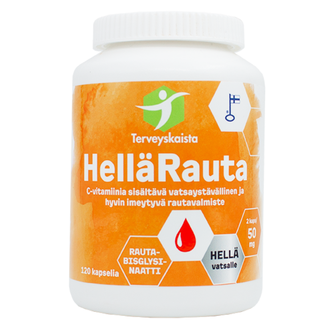 Terveyskaista HelläRauta 50 mg 120 kaps.