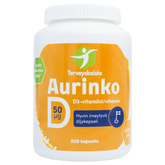 Terveyskaista Aurinko D 50 µg 300 kaps.