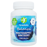 Terveyskaista Balanssi Maitohappobakteeri +  B6 & Biotiini 100 kaps.