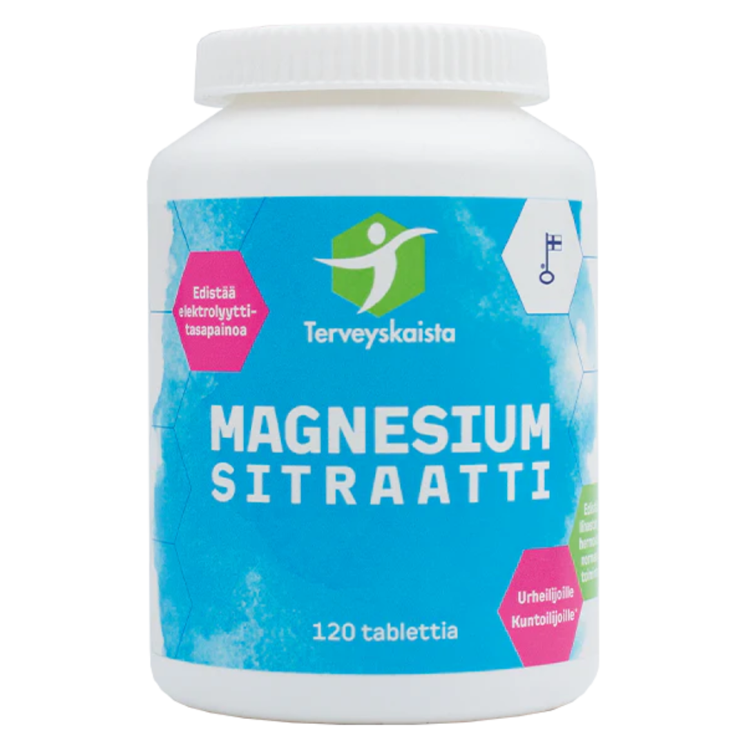 Terveyskaista Magnesiumsitraatti 120 tabl.