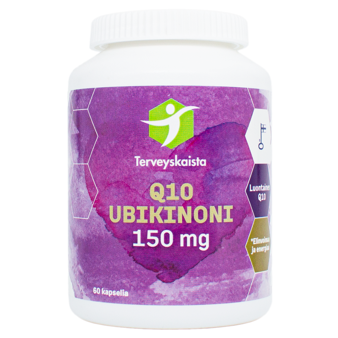 Terveyskaista Q10 Ubikinoni 150 mg 60 kaps.