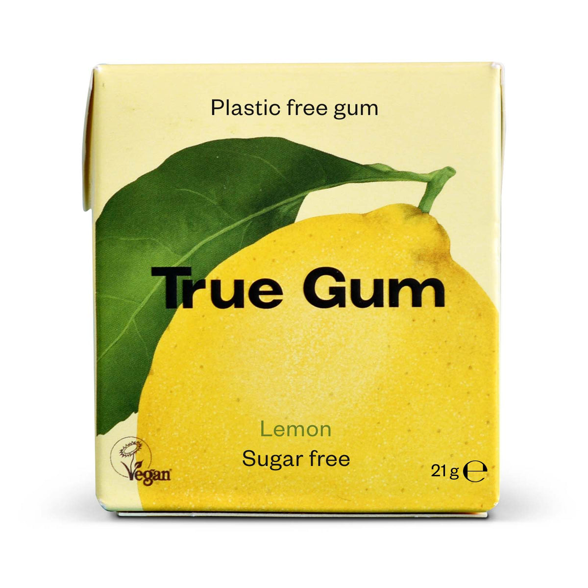 True Gum Ksylitolipurukumi Sitruuna - Sokeriton 21 g